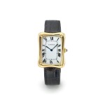 CARTIER | BAMBOO COUSSIN, A YELLOW GOLD RECTANGULAR WRISTWATCH CIRCA 1970 | 卡地亞 | 「BAMBOO COUSSIN」黃金腕錶，年份約1970