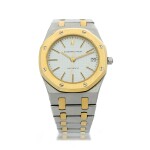 AUDEMARS PIGUET | ROYAL OAK A YELLOW GOLD AND STAINLESS STEEL AUTOMATIC WRISTWATCH WITH DATE AND BRACELET, CIRCA 1985