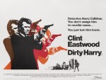 Dirty Harry (1971) poster, British, signed by Bill Gold