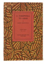 HEMINGWAY, ERNEST | A Farewell to Arms. New York: Charles Scribner's Sons, 1929