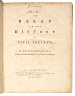  FERGUSON | An Essay on the History of Civil Society, 1767
