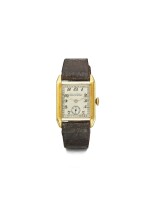 PATEK PHILIPPE | RETAILED BY GUBELIN: A YELLOW AND WHITE GOLD RECTANGULAR WRISTWATCH MADE IN 1926