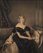 Presumed portrait of Stella Maria Yates (1813-1868), née Stella Maria Scotland |  Portrait présumé de Stella Maria Yates, née Stella Maria Scotland