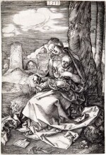 Madonna with the Pear (B. 41; M., Holl. 33)
