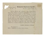 BENJAMIN BUTLER | Benjamin Butler's infamous General Order No. 28 regarding "the women (calling themselves ladies) of New Orleans"