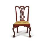 Very Fine and Rare Chippendale Carved Mahogany Side Chair, possibly by Benjamin Randolph (1737-1791) or Thomas Tufft (17401780) with James Gillingham (1736-1781), Philadelphia, Pennsylvania, Circa 1770
