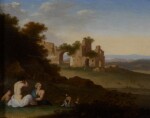 Nymphs in a classical landscape