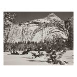 Royal Arches and Sleigh, Winter, Yosemite