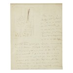 MATISSE, HENRI | Autograph letter signed ("H. Matisse") to Léonce Rosenberg ("Dear friend"), written in French, with two original sketches