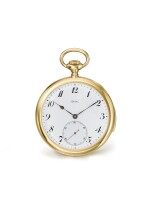 TIFFANY & CO. | A PINK GOLD OPEN FACED MINUTE REPEATING WATCH