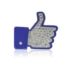 Lapis lazuli, enamel and diamond brooch, 'I Like', Michele della Valle