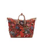 Multicolor Suede, Velvet and Calfskin Brocade Garden in Hell Limited Edition Duffel Bag, 2013