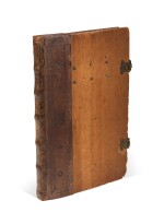 Rolewinck, Fasciculus temporum, Venice, Ratdolt, 1484, half calf over wooden boards