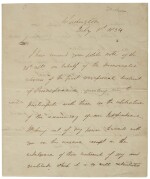 Jackson, Andrew. Manuscript letter draft signed, to a Pennsylvania Fourth of July committee, 1 July 1834