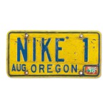 Geoff Hollister's ‘Nike 1’ License Plate 