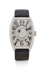 FRANCK MULLER | DOUBLE MYSTERY, REFERENCE 6850 DM D CD, A WHITE GOLD AND DIAMOND-SET WRISTWATCH, CIRCA 2005