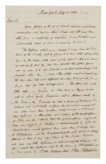 JOHN ADAMS | In a letter candid even by the standards of his correspondence with Benjamin Rush, John Adams discusses the site of the Federal government, appointments to the first Supreme Court, and his view of the vice presidency