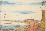 Shotei Hokuju (flourished circa 1789-1818) | View of Ryogoku Bridge (Ryogoku no fukei) | Edo period, 19th century