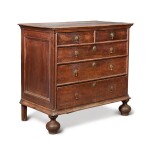 The England Family William and Mary Joined Walnut Chest of Drawers, William Beakes III (1691-1761), Philadelphia, Pennsylvania, Dated 171?