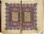 AN ILLUMINATED QUR’AN, COPIED BY IBRAHIM AL-LABIB B. AL-HAJJ ‘UMAR AL-HARBUTI, TURKEY, OTTOMAN, DATED 1277 AH/1860-61 AD