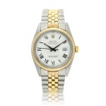 Reference 16013 Datejust  A stainless steel and yellow gold automatic wristwatch with date and bracelet, Circa 1979