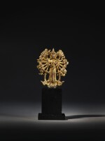 A rare gilt-bronze figure of thousand-armed Avalokiteshvara Tang – Liao dynasty | 唐至遼 鎏金銅千手千眼觀世音菩薩立像