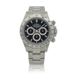 'Patrizzi Dial Zenith' Daytona, Ref. 16520, Stainless steel chronograph wristwatch with bracelet and 'tropical' subsidiary dials Circa 1994 | 勞力士 | 16520型號「'Patrizzi Dial Zenith' Daytona」精鋼計時鍊帶腕錶配熱帶小錶盤，約1994年製