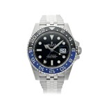 ROLEX | REFERENCE 126710 GMT-MASTER II 'BATGIRL'  A STAINLESS STEEL AUTOMATIC DUAL TIME WRISTWATCH WITH DATE AND BRACELET, CIRCA 2019