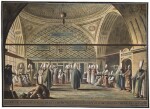 LUIGI MAYER, THE IMPERIAL COUNCIL IN THE TOPKAPI PALACE, LATE 18TH CENTURY