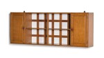 A COTSWOLD SCHOOL HANGING SHELF, CIRCA 1920, THE DESIGN ATTRIBUTED TO EARNEST GIMSON 