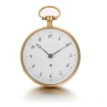 DUBOIS ET FILS | A GOLD OPEN-FACED QUARTER REPEATING CLOCK WATCH  CIRCA 1800