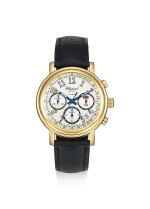 CHOPARD | MILLE MIGLIA, REFERENCE 16/1250-99, A YELLOW GOLD CHRONOGRAPH WRISTWATCH WITH DATE, CIRCA 1999