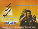 TOP GUN (1986) POSTER, BRITISH, SIGNED BY TOM CRUISE
