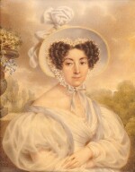 RODOLPHE BEL  |  PORTRAIT OF ALEXANDRINE BOSCARY DE VILLEPLAINE (1786-1850), 1833