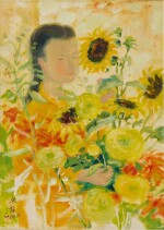Le Pho 黎譜 |  Lady with Sunflowers 女人與太陽花 