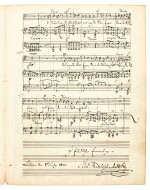 F. Mendelssohn Bartholdy. Autograph manuscript of the song 'Im Frühling' ("Ich hör' ein Vöglein locken"), London 1842
