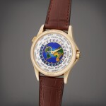 Reference 5131J World Time A yellow gold automatic world time wristwatch with cloisonné enamel dial, Circa 2011