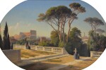 A View of Rome from the Villa Borghese