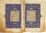 AN ILLUMINATED QUR’AN JUZ (I), PERSIA OR TURKEY, SAFAVID OR OTTOMAN, 16TH/17TH CENTURY