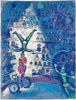 Marc Chagall 馬克・夏加爾 | Le Cirque: One Plate (M.491; C. BKS. 68) 馬戲團