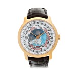 REFERENCE 86060 TRADITIONNELLE WORLD TIME A PINK GOLD AUTOMATIC WORLD TIME WRISTWATCH, MADE IN 2011