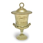THE RICHMOND GOLD CUP: A REGENCY SILVER-GILT CUP AND COVER, PHILIP RUNDELL, LONDON, 1819