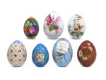 SEVEN PORCELAIN EASTER EGGS, IMPERIAL PORCELAIN FACTORY, ST PETERSBURG, 19TH/EARLY 20TH CENTURY
