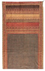 A painted cotton 'phanung' India (Madras) for the Kingdom of Siam, 19th century | 印度 十九世紀 外銷暹邏帕努裹裙布