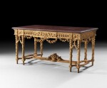A giltwood center table, Louis XVI, circa 1780 | Table de milieu en bois doré d'époque Louis XVI, vers 1780