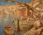 CHARLES MURRAY PADDAY | The Harbour at Bougie, Algeria