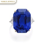 Bulgari | Important Sapphire and diamond ring | 寶格麗 | 藍寶石配鑽石戒指