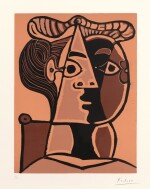 Femme assise au chignon (B. 1071; Ba. 1298; Picasso Project L-118)