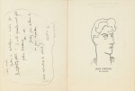 2 des rares premiers catalogues d'exposition de Jean Cocteau (1925 et 1926), l'un avec envoi de Sachs
