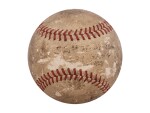 1937 Lou Gehrig Game Used 459th Home Run OAL Harridge Baseball Used on 9/5/37 (MEARS)